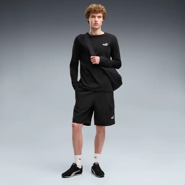 PUMA PUMA Essentials No.1 Logo Woven Cargo 9" Shorts Men, Men, Black, S
