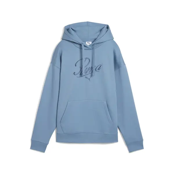 PUMA PUMA Essentials Script Comfort Hoodie Women, Clothing, Cool Blue, XXS