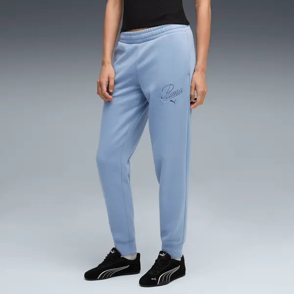 PUMA PUMA Essentials Script Sweatpants Women, Clothing, Cool Blue, XXS