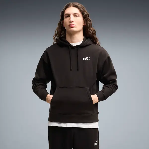 PUMA PUMA Essentials Small No. 1 Logo Comfort Hoodie Women, Clothing, Black, XXS