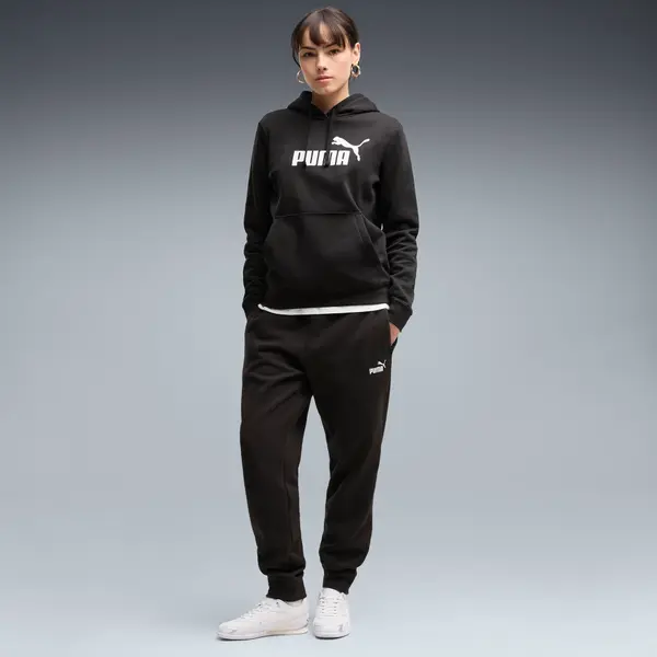 PUMA PUMA Essentials Small No. 1 Logo Sweatpants Women, Clothing, Black, XXS