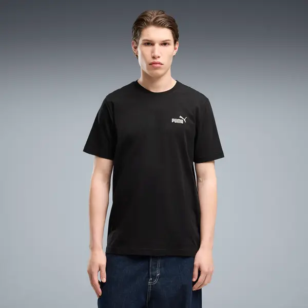 PUMA PUMA Essentials Small No. 1 Logo Tee Men, Clothing, Black, S