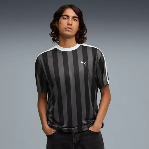 PUMA PUMA Essentials T7 Relaxed Football Jersey Men, Men, Black, S