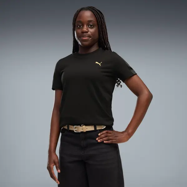 PUMA PUMA Essentials Tape Tee Youth, Kids, Black, 15-16Y