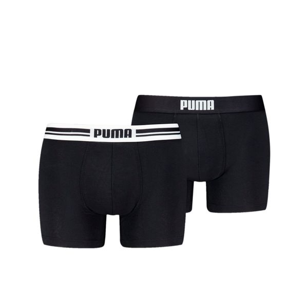 PUMA Puma Everyday's Boxer Briefs 2 pack, Black, Size 5, Clothing