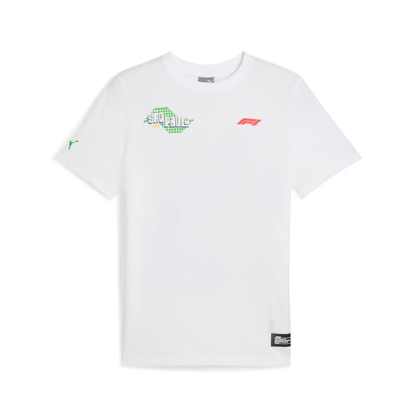 PUMA Puma F1Â® Brazil Tee Unisex, White, Size XL, Clothing