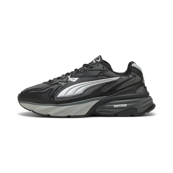 PUMA PUMA Fade Sneakers Unisex, Shoes, Black/Cool Dark Gray/Silver, 44