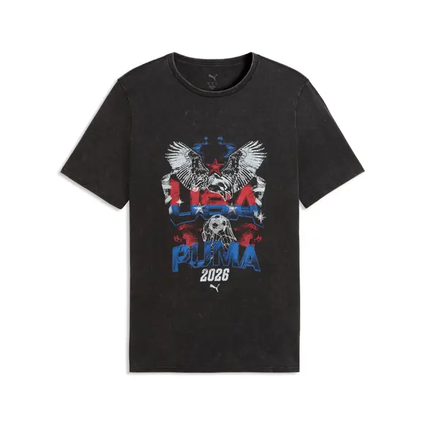 PUMA PUMA Fanpack 90s Bespoke Relaxed Tee Men, Football, Black/Red, S