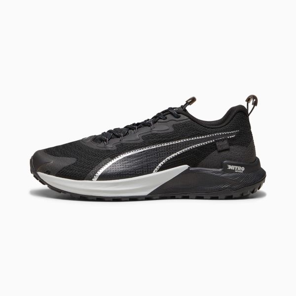 PUMA PUMA Fast-Trac Nitro 2 Men's Trail Running Shoes, Black/Dark Coal