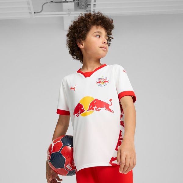 PUMA Puma FC Red Bull Salzburg 24/25 Home Jersey Youth, White, Size 13-14Y, Clothing