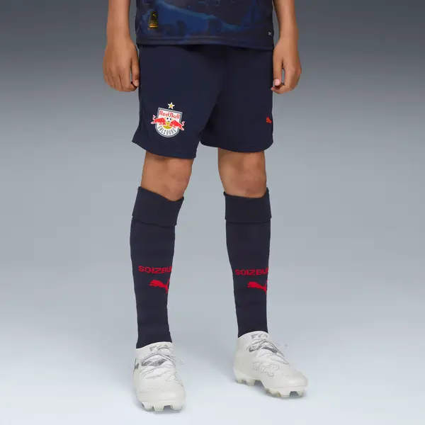 PUMA PUMA FC Red Bull Salzburg 25/26 Shorts Youth, Clothing, New Navy, 15-16Y