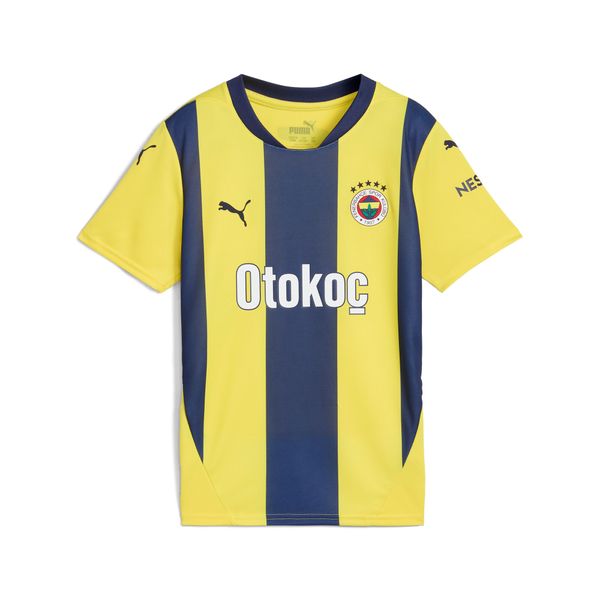 PUMA Puma FenerbahÃ§e SK 24/25 Home Jersey Youth, Yellow, Size 15-16Y, Clothing