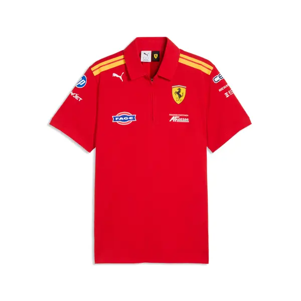 PUMA PUMA Ferrari HYPERCAR Replica Polo Unisex, Motorsport, Red, S