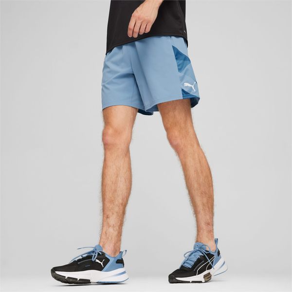 PUMA PUMA Fit 7" Men's Shorts, Zen Blue/Q2 Print