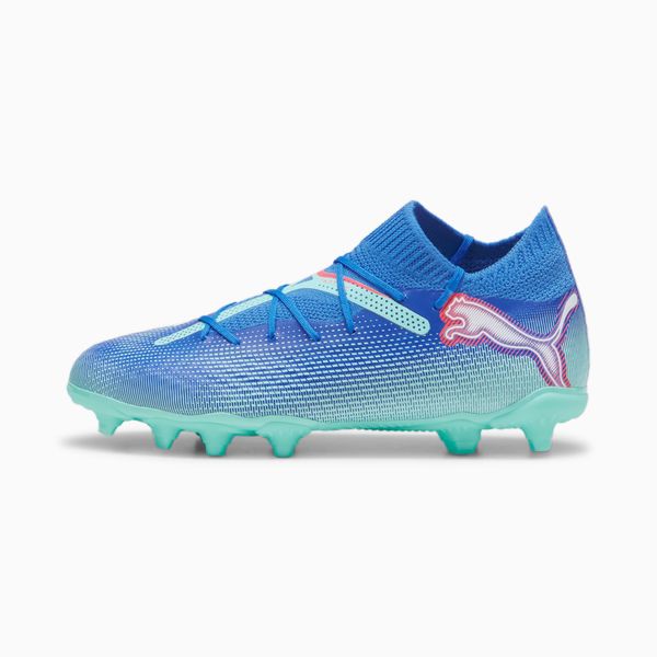 PUMA PUMA Future 7 Pro FG/AG Football Boots Youth, Bluemazing/White/Electric Peppermint