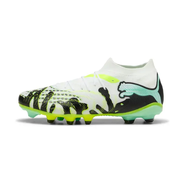PUMA PUMA FUTURE 9 MATCH CREATIVITY FG/AG Football Boots Unisex, Shoes, Yellow Alert/Mint Jelly/White, 44