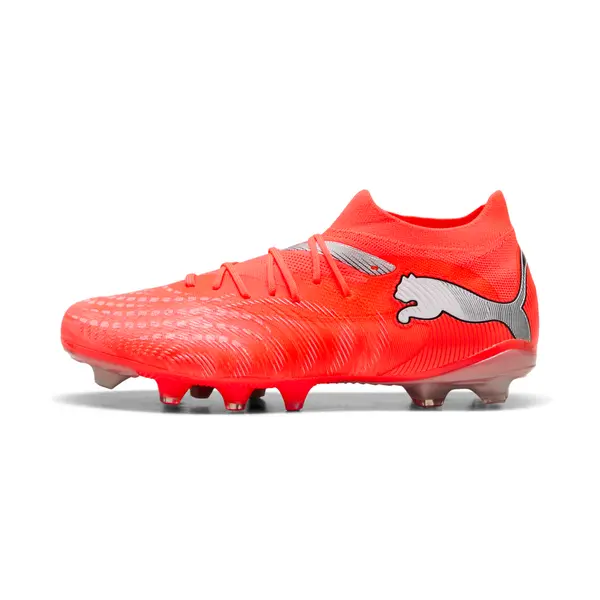 PUMA PUMA FUTURE 9 MATCH FG/AG Football Boots Unisex, Shoes, Glowing Red/White/Black, 44