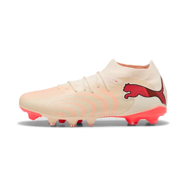 PUMA PUMA FUTURE 9 MATCH FG/AG Football Boots Unisex, Shoes, Sugared Almond/White/Ultra Red, 44
