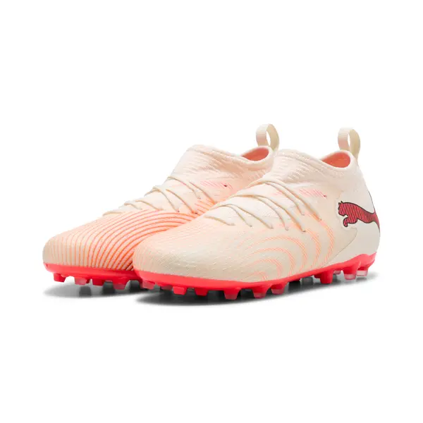 PUMA PUMA FUTURE 9 MATCH MG Football Boots Youth, Sports, Sugared Almond/White/Ultra Red, 29