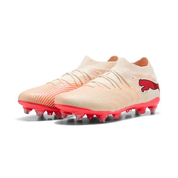 PUMA PUMA FUTURE 9 MATCH MxSG Football Boots Unisex, Sport, Sugared Almond/White/Ultra Red, 44