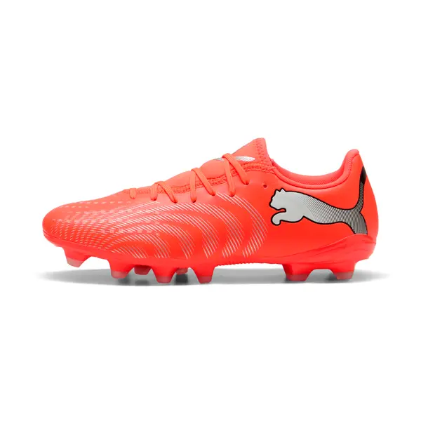 PUMA PUMA FUTURE 9 PLAY FG/AG Football Boots Unisex, Shoes, Glowing Red/White/Black, 44