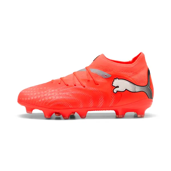 PUMA PUMA FUTURE 9 PRO FG/AG Football Boots Youth, Shoes, Glowing Red/White/Black, 29