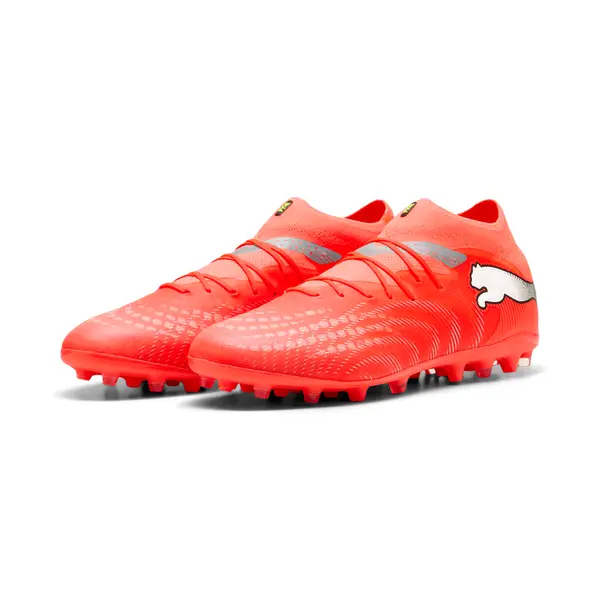 PUMA PUMA FUTURE 9 PRO MG Football Boots Unisex, Sport, Glowing Red/White/Black, 44