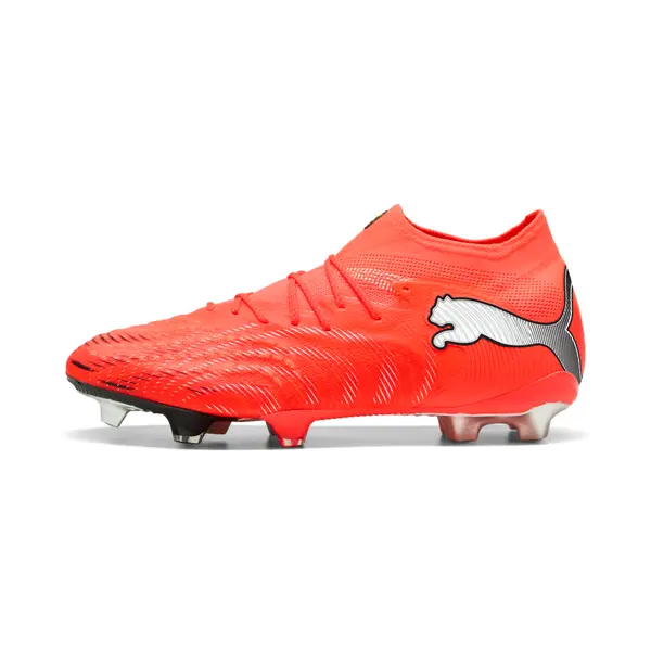 PUMA PUMA FUTURE 9 ULTIMATE FG Football Boots Unisex, Shoes, Glowing Red/White/Black, 44