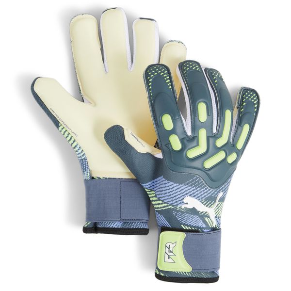 PUMA Puma FUTURE Pro Hybrid Goalkeeper Gloves, Gray, Size 10, Accessories