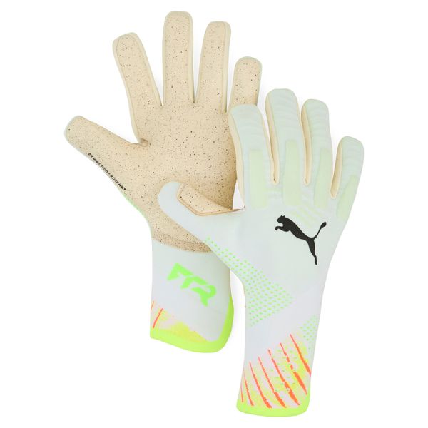 PUMA Puma FUTURE Ultimate Launch NC Football Goalkeeper Gloves, White, Size 10, Accessories