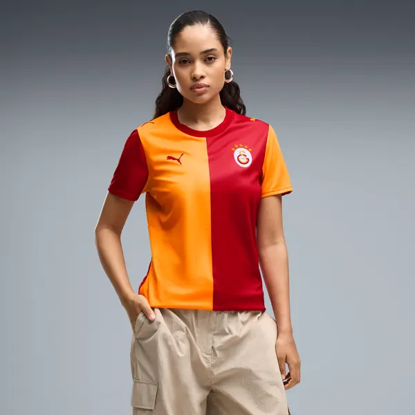 PUMA PUMA Galatasaray S.K. 26/27 Home Jersey Women, Women, Dark Cherry/Summer Sunset, S