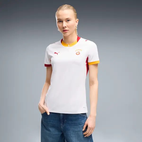 PUMA PUMA Galatasaray S.K. 26/27 Third Jersey Women, Women, White/Dark Cherry/Summer Sunset, S