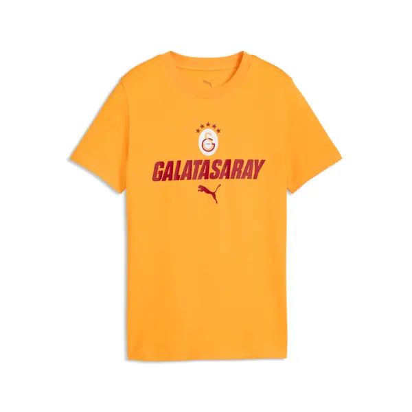 PUMA PUMA Galatasaray S.K. ftblCulture Tee Youth, Age, Summer Sunset/Dark Cherry, 15-16Y