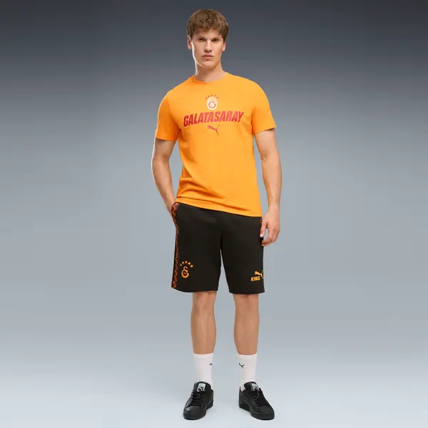 PUMA PUMA Galatasaray S.K. KING Shorts Men, Clothing, Black/Summer Sunset, S