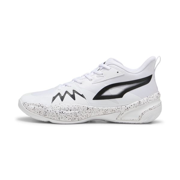 PUMA Puma Genetics Speckle Basketball Shoes Unisex, White, Size 45, Shoes