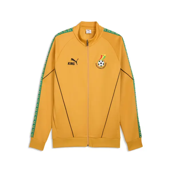 PUMA PUMA Ghana KING Anthem Jacket Men, Performance, Archive Gold/Black, S