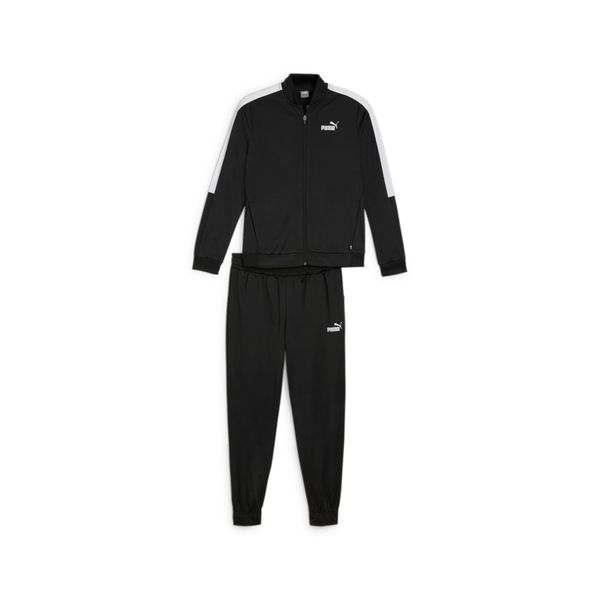 PUMA Puma Girls' Baseball Tricot Suit, Black, Size 13-14Y, Clothing