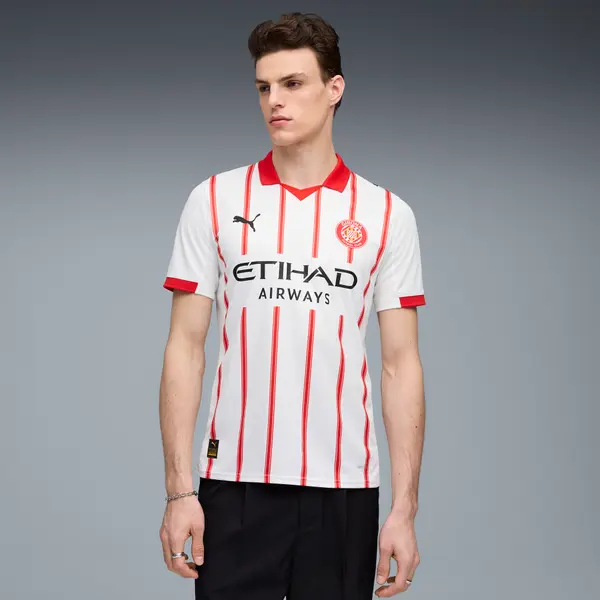 PUMA PUMA Girona FC 25/26 Home Jersey Men, Clothing, White/Red, S