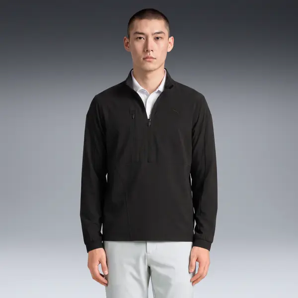 PUMA PUMA Golf Wind Jacket Men, Clothing, Black, M