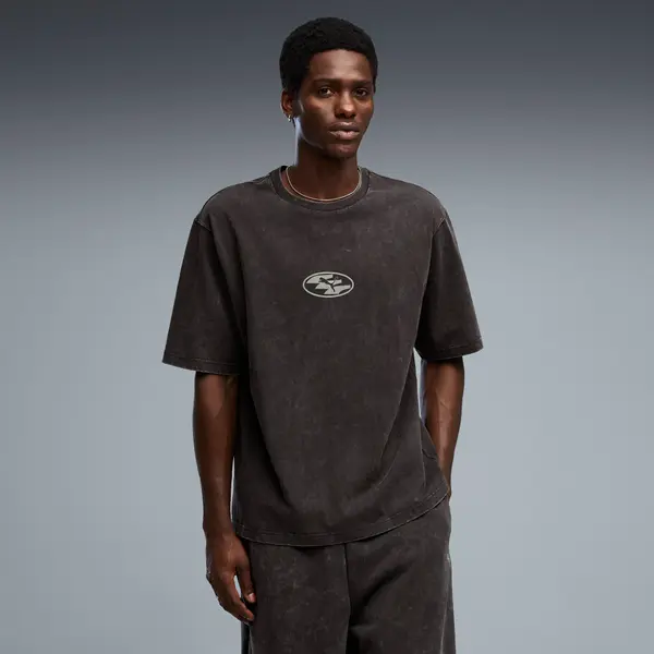 PUMA PUMA Graphic Tee Unisex, Men, Black, S