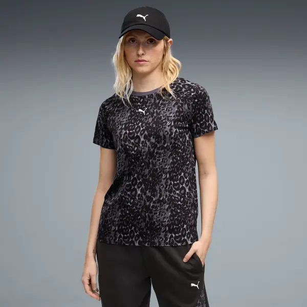 PUMA PUMA Graphics Animal Printed Tee Women, Clothing, Inky Depths, S