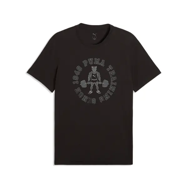 PUMA PUMA Graphics Training Tee Men, Clothing, Black, S