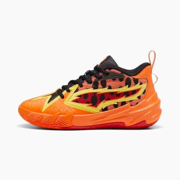 PUMA PUMA Hoops x Cheetos Scoot Zeros Youth Basketball Shoes, For All Time Red/Rickie Orange/Yellow Blaze