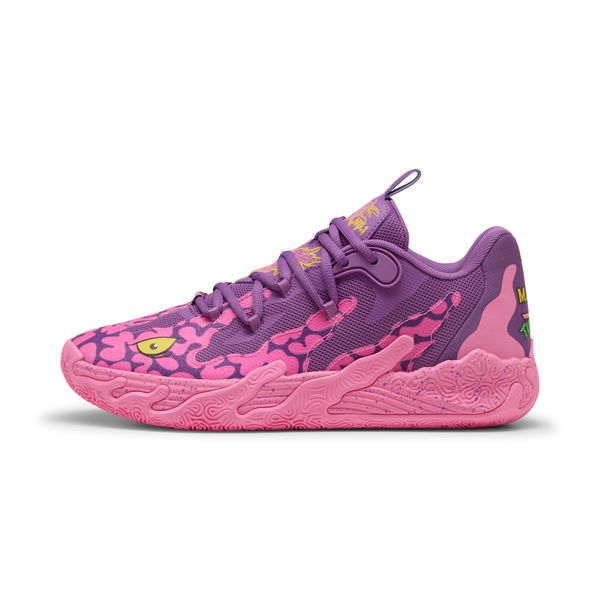PUMA Puma HOOPS x TMNT MB.03 Lo Krang Basketball Shoes Unisex, Purple, Size 43, Shoes