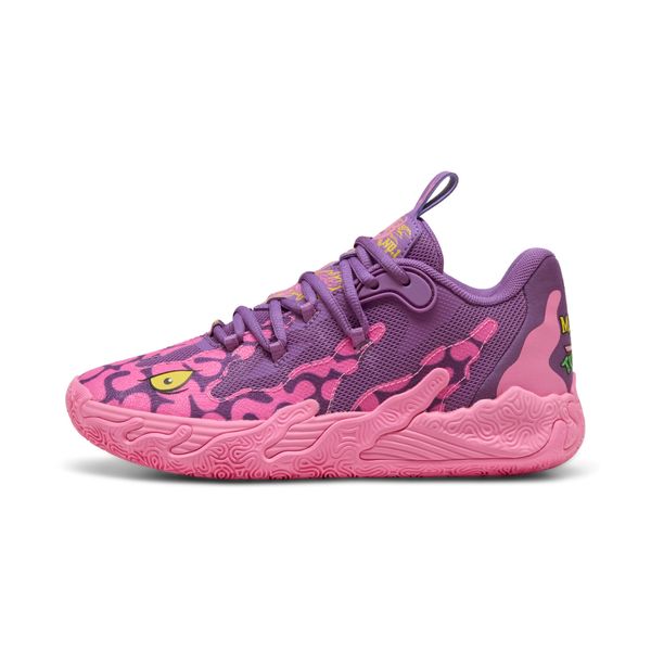 PUMA Puma HOOPS x TMNT MB.03 Lo Krang Basketball Shoes Youth, Purple, Size 38.5, Shoes