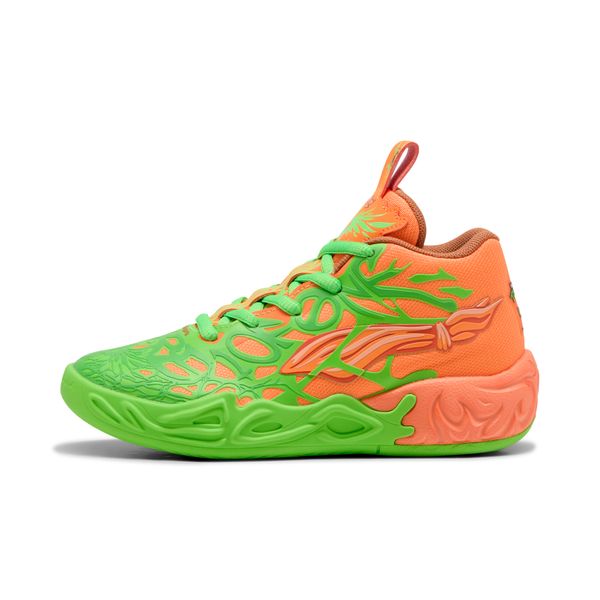 PUMA Puma HOOPS x TMNT MB.04 LM Basketball Shoes Kids, Green, Size 28, Shoes