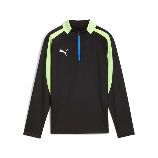 PUMA Puma individual LIGA Quarter-Zip Top Youth, Black, Size 7-8Y, Clothing