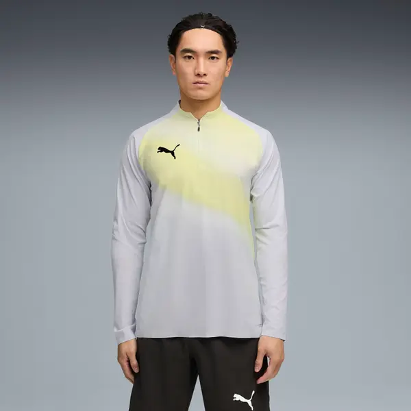 PUMA PUMA Individual Lightspeed Ultimate Quarter-Zip Football Top Men, Men, Silver Mist/Black, S