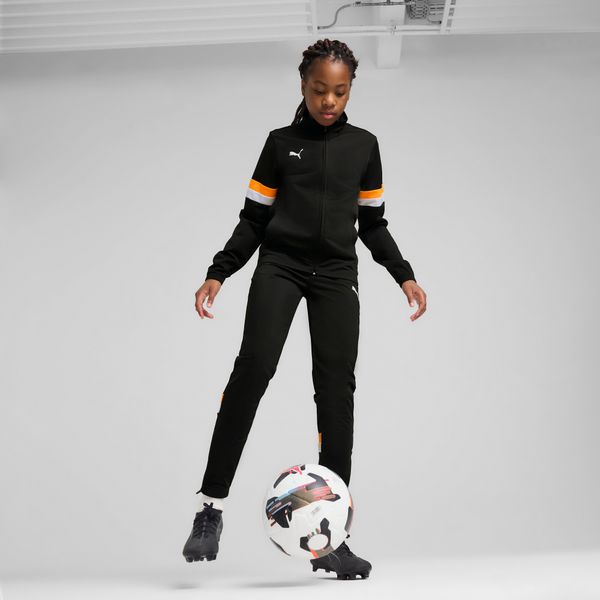 PUMA Puma individual RISE Youth Football Tracksuit, Black, Size 9-10Y, Clothing