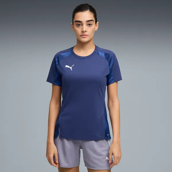 PUMA PUMA individualBLAZE Football Jersey Woman Women, Clothing, Blue Jewel/White, S
